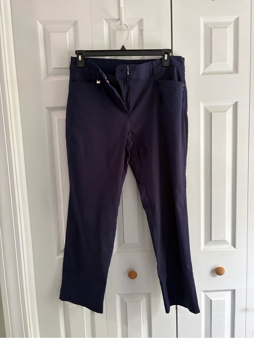 JM Collection Navy Stretch pants
